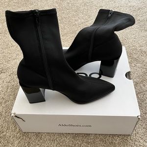 Aldo Pointed Sock Boots